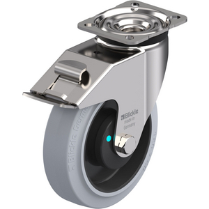 LEX-POEV 160KD-1-FI-SG Lenkrolle Edelstahl mit Stop-Fix