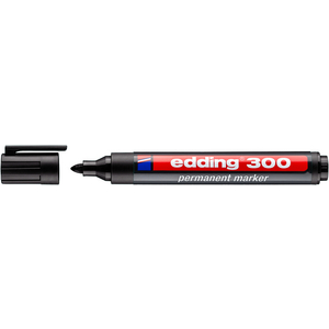 EDDING PERMANENT MARKER 300 - 1,5-3 MM ZWART