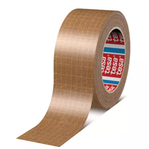 RUBAN ADH.EMBALL KRAFT RENFORCE FIBRE DE VERRE 25MX50MM HAVANE