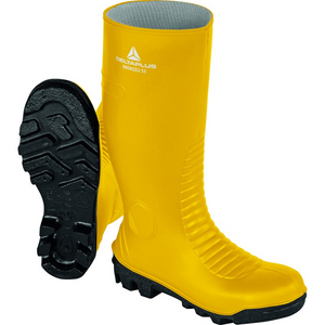 BOTTE DE SECURITE PVC S5 SRA P44 BRONZE2 S5 JAUNE-NOIR