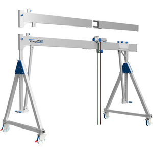 3310009170 Aluportalkran 24-30 Tragf. 1500 kg, fahrbar