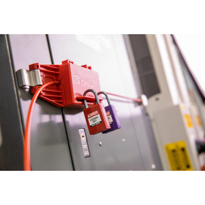 LUCCHETTO PER LOCKOUT SAFEKEY COMPACT NYLON CON ARCO IN ALLUMINIO 152164 CPT-RED-25AL-KD6PK