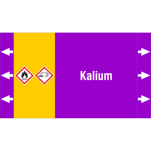 BRADY LEIDINGMERKER 220X125 KALIUM