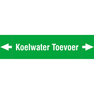 BRADY LEIDINGMERKER 115X30 KOELWATER TOEVOER
