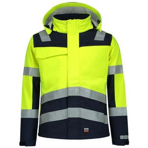 TRICORP SOFTSHELL MULTINORM 403011 FLUO GEEL/INKT BL MT S