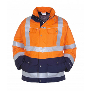 HYDROWEAR PARKA FRANKFURT 04021598 FLUO ORANJE/MARINE MT L