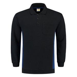 TRICORP POLOSWEATER BORSTZAK 302001 MAR/ROYAL BLAUW MT 4XL