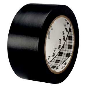 NASTRO 764I NASTRO ADESIVO VINILICO CON ADESIVO GOMMA RESINA DI COLORE NERO SPESSORE 0,125 MM 50 X 3 7000048917