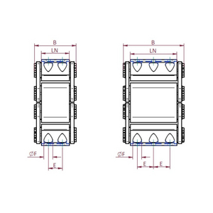 SUPPORT OSCILLANT CH6-80 COMPAS ELASTIQUE