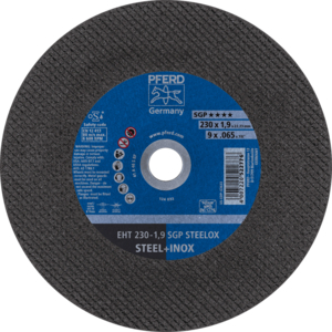 PFERD DOORSLIJPSCHIJF EHT 230-1,9A46SSGP-INOX VLAK