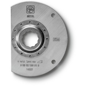 LAME SCIE SEGMENT METAL BM FSC D100 MOYEU DEP.