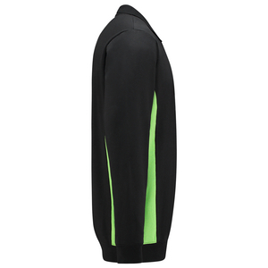TRICORP POLOSWEATER 302003 ZWART/LIME MT 5XL