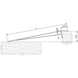 3310004385 Überfahrbrücke Aluminium L750xB1250 mm Tragkraft 600 kg