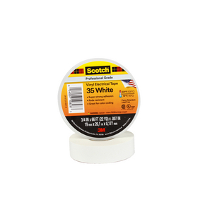 SCOTCH 35 RUBAN ISOLANT ELEC HTE PERF 20MX19MM BLC