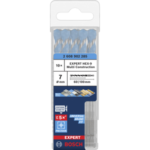 BOSCH BOOR HEX-9 MULTICONSTR. 7X60X100 2608902285 (PK=10ST)
