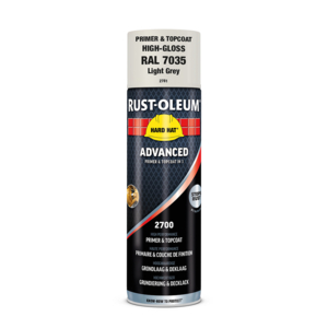 AEROSOL ANTIROUILLE 500ML HARD HAT ADVANCED GRIS CLAIR BRILLANT