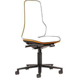 3110020650 Stuhl NEON orange synchro mit Rollen