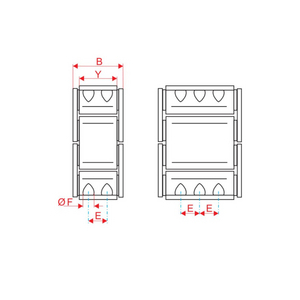 SUPPORT OSCILLANT CH-8-400-V19 COMPAS ELASTIQUE