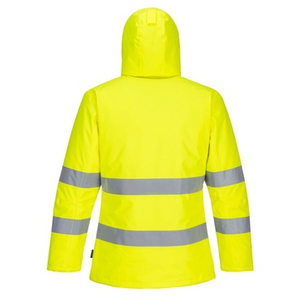 PORTWEST WINTERJACK PW2 PW261 HI-VIS GEEL/ZWART MT 4XL
