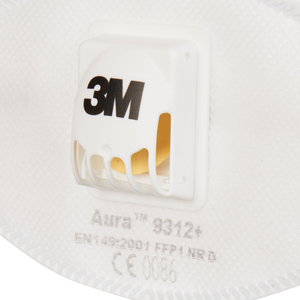 MASCHERINA AURA RESPIRATORE ANTIPARTICOLATO, FFP1, CON VALVOLA, 9312+ 7100258911