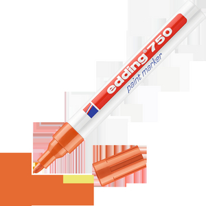 EDDING LAKMARKER RONDE PUNT 2-4MM 750 ORANJE 006