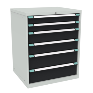 6 DRAWERS CABINET WIDTH 805MM - RAL 7016/7035 892590