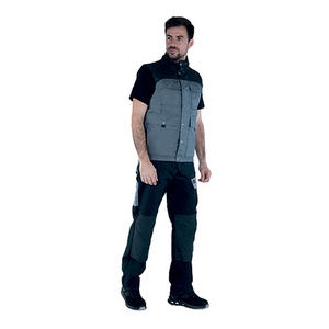 BODY WARMER ACIER/NOIR AG1UP TXL SHOVEL-100/P DOUBLURE POLAIRE