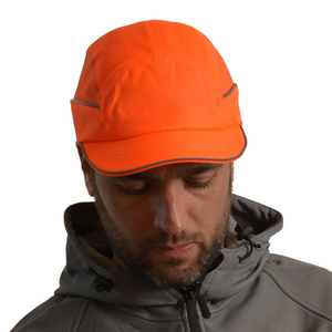 CASQUETTE ORANGE HV VISIERE 5CM