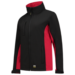 TRICORP SOFTSHELL DAME 402008 ZWART/ROOD MT XS