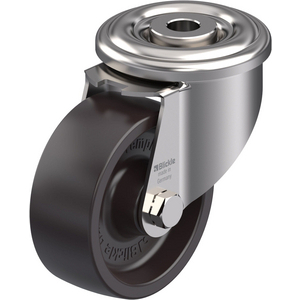 ROULETTE PIVOT. 100KG D. 80MM IN BAND.SYNTH 32MM MOY LISSE