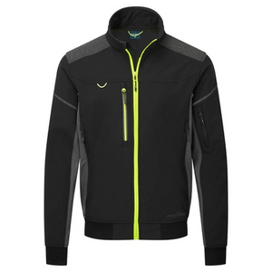 PORTWEST BOMBER SOFTSHELL EV4 ZWART MT M