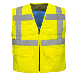 PORTWEST KOELVEST CV02 HI-VIS GEEL MT XXL/3XL