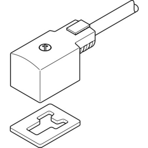KMV-1-24DC-5-LED Plug socket with cable