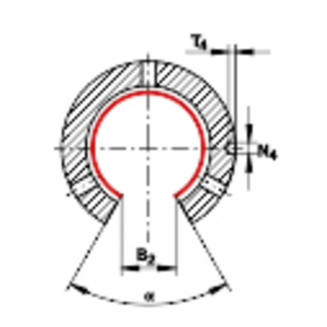 0016635930000-CUSCINETTO LINEARE LISCIO PABO20-PP-AS