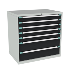7 DRAWERS CABINET WIDTH 1005MM - RAL 7016/7035 892583