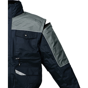 MULTIPOCKET JACKET G-RIPSTOP 2 in 1 Colour Navy Blue / Grey Size L