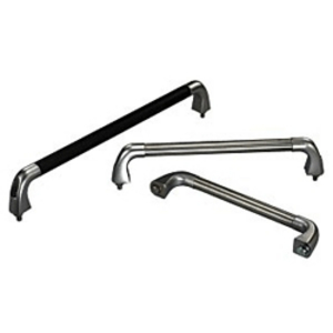 KIPP BUISGREEP RVS / ZWART KUNSTSTOF GERIBBELD K0227.300084