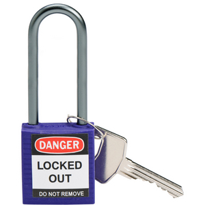 LUCCHETTO DI SICUREZZA COMPATTI CON ARCO DA 50 MM â CHIAVI DIVERSE 814141 814141