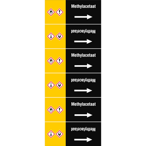 BRADY LEIDINGMERKER 135X350 METHYLACETAAT