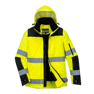 PORTWEST JACK PRO 3-IN-1 C469 HI-VIS GEEL/ZWART MT XL