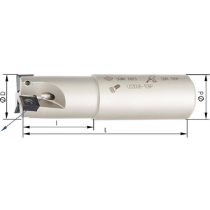 9229990335 Schaftfräser 90G. m. IK. D 25mm Z 3 f.SO