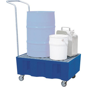 3410000640 Auffangwanne PE 60 l m. Rollen u. Giro
