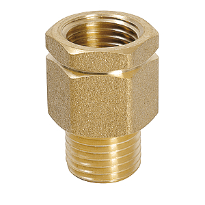 104863 Ölrückhalteventil G1/4axG1/4i +150°C Messing m. Metallventil