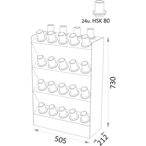 SPARTEX GEREEDSCHAPHOUDER MODEL 24 863484