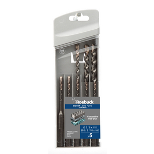 SET 5 PUNTE PER CALCESTRUZZO SDS PLUS 788093