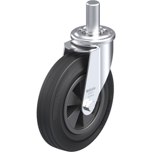ROULETTE PIVOT. 205KG D.200MM AC BAND.CAOUT 50MM MOY LISSE