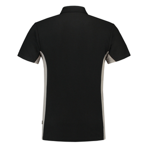 TRICORP POLOSHIRT BORSTZAK 202002 ZWART/GRIJS MT XS