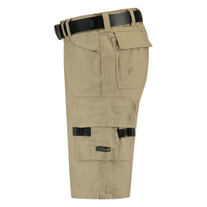 TRICORP WERKBROEK KORT CANVAS 502006 KHAKI MT 54