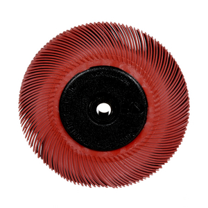 220 SPAZZOLE RADIALI A FILO ABRASIVO CURVO TIPO C- BB-ZZ DIAMETRO 150MM - P.N. 33213 ROSSO 7100138299