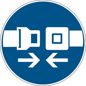 BRADY PICTOGRAM 619-DIAM. 100-B7541 VEILIGHEIDSRIEM VERPL.
